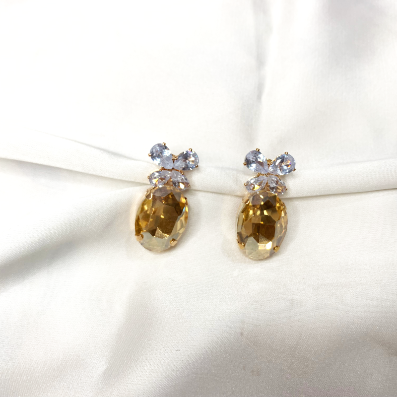 Golden Dewdrop Earrings