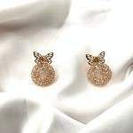 Golden Whirl Earrings