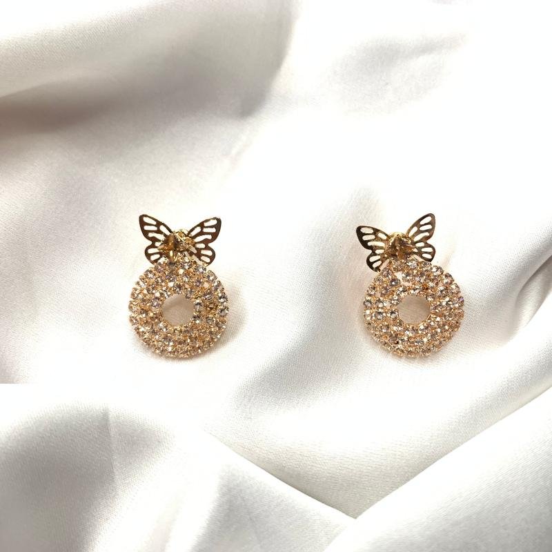 Golden Whirl Earrings